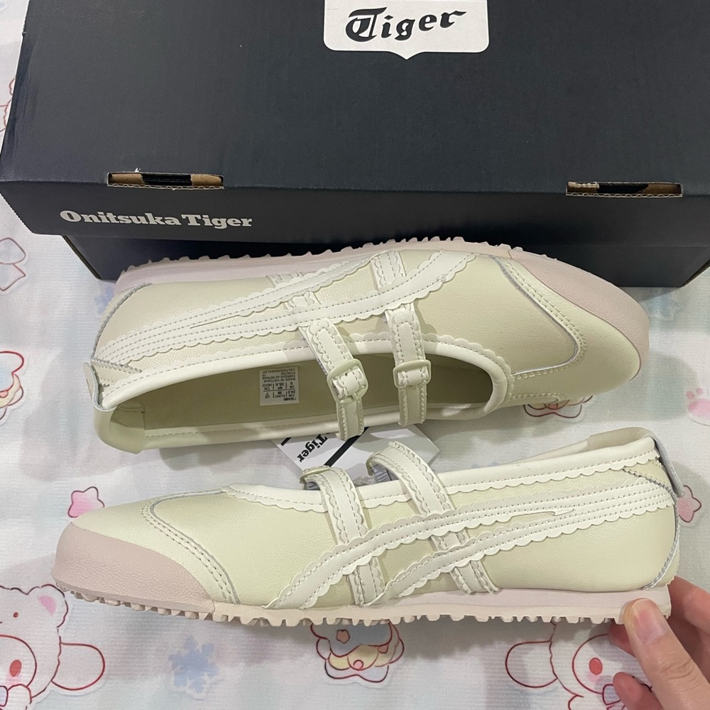 Onitsuka Tiger by Asics Double-Strap Mary Jane Shoes Cream - Picture 8 of 12
